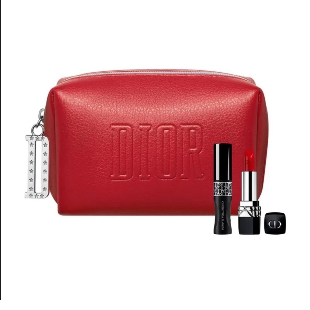 DIOR Red Cosmetic Bag